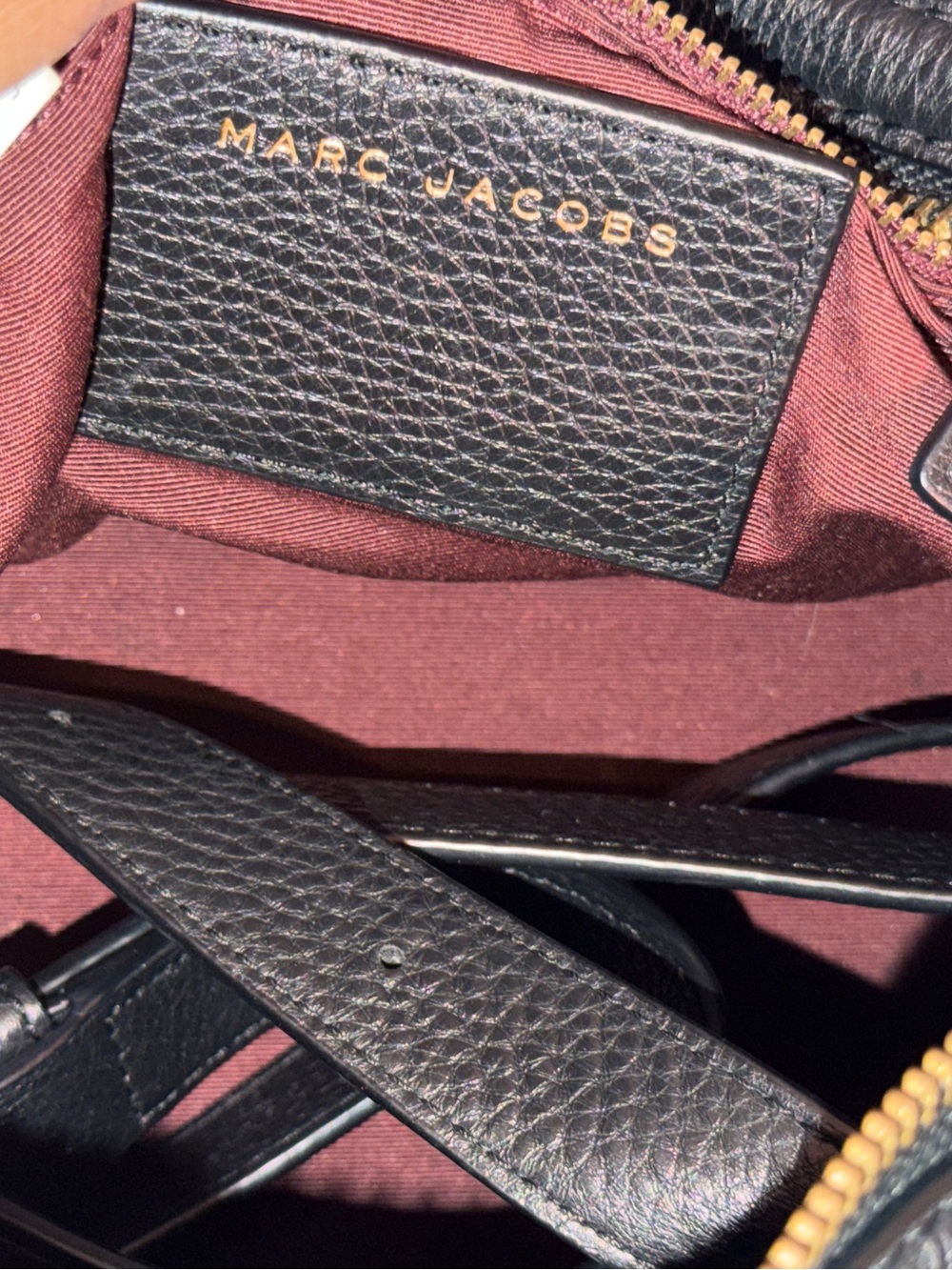 Marc Jacobs Black Leather Satchel Bag - Picture 7 of 7